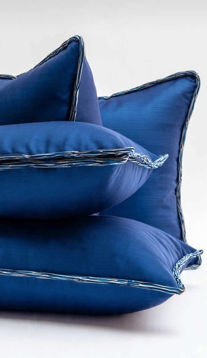 Set of 2 Cushion Royal blue